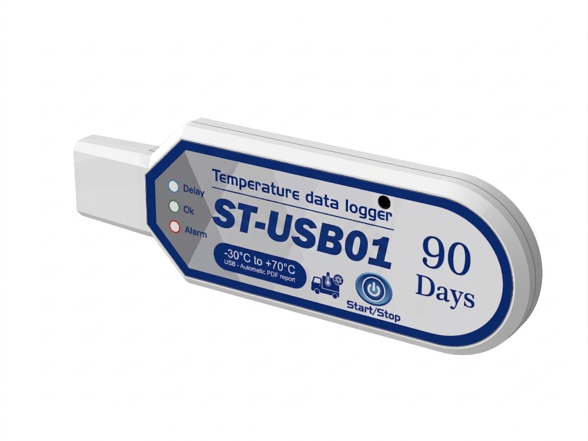 ST-USB01 Single-use Temperature Data Logger for Cold Chain - STRATUM
